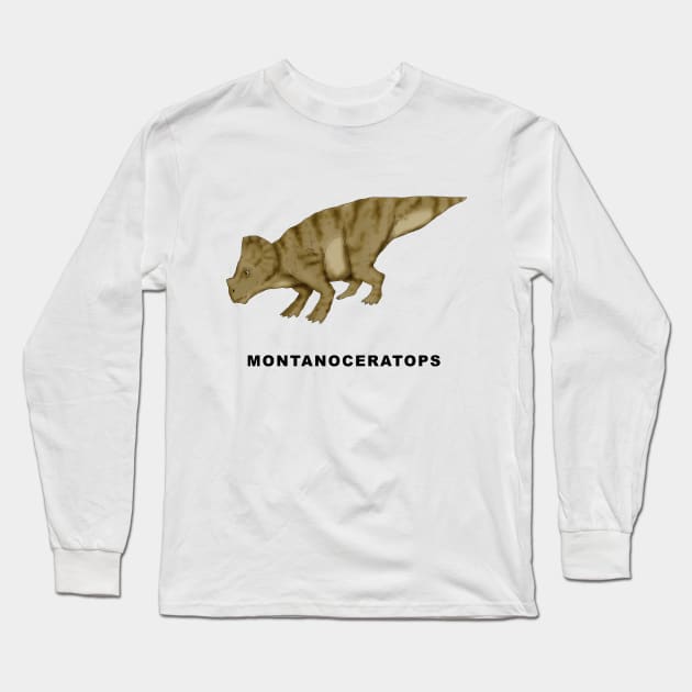 Montanoceratops Long Sleeve T-Shirt by lucamendieta